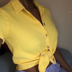 Vintage button down top
